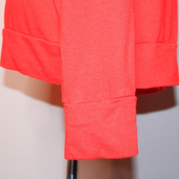 Sundry Anthro Red LOVE Oversize Sweatshirt - Picture 10 of 13